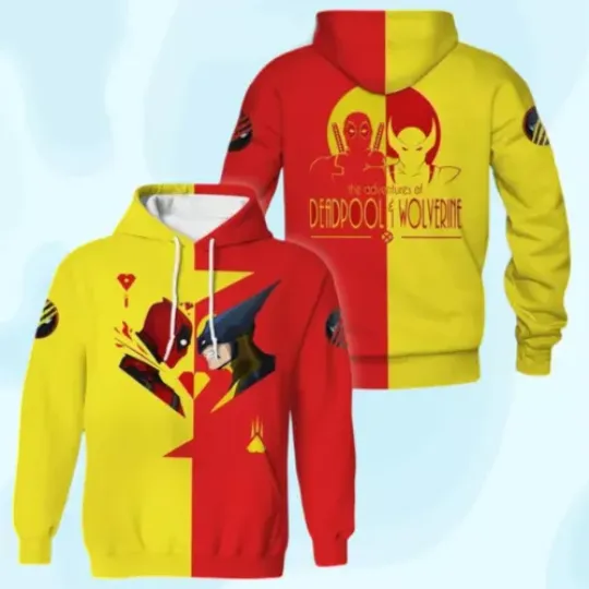 The Adventures Of Deadpool And Wolverine Deadpool 3 Hoodie 3D