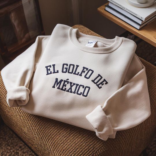 Embroidered Gulf of Mexico Shirt, Golfo de Mxico 1550 Sweatshirt, Vacation Mexico Shirt, Gulf of Mexico, Gulf of Mexico Forever Shirt