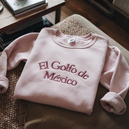 Embroidered El Golfo de Mxico Sweatshirt, Gulf of Mexico Shirt, Vacation Mexico Shirt, Gulf of Mexico, Gulf of Mexico Forever