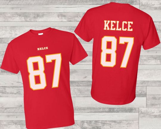 Travis Kelce Shirt, Travis Kelce Jersey, Comfort Color, Kansas City Football Shirt, football Sweatshirt, Kansas City Chiefs, Football Lover Shirt