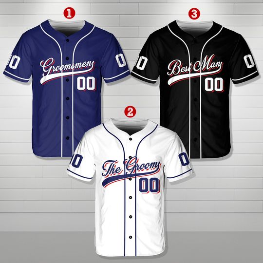 Personalized Groom Groomsmen Baseball Jersey, Custom Best Man Jersey, Baseball Jersey For Engagement, Married Couple, Wedding Jersey