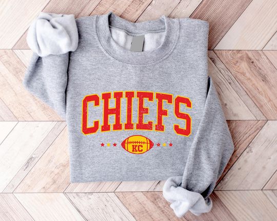 Vintage Kansas City Football Sweatshirt, Kansas City Chiefs Sweatshirt, Trendy Kansas City Shirt, football Football Sweater, Kansas City Hoodie