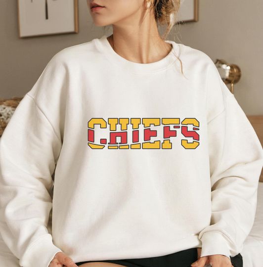 Kansas City Football Vintage Sweatshirt, Chiefs Sweatshirt, Trendy Kansas City Fan Sweater, Sports Sweatshirt, Superbowl Sweatshirt