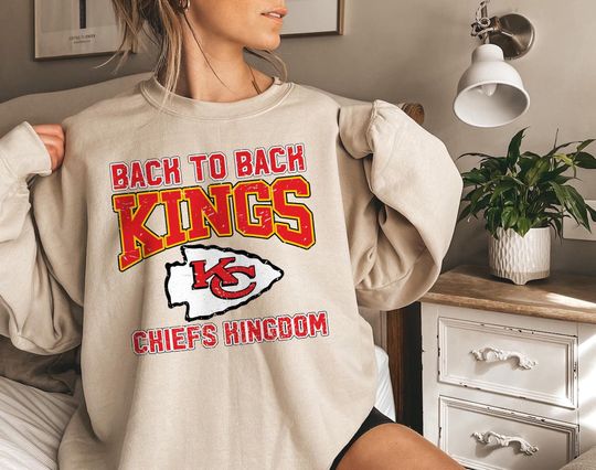 KC Football Sweatshirt, Kansas City Vintage Football Shirts&Hoodie, KC Chiefs Football Crewneck, Kansas City Fans Gift, Game Day Sweaters