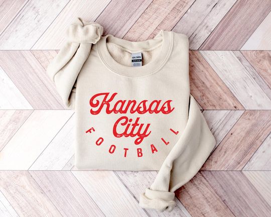 Kansas City Football Sweatshirt, Chiefs Football Crewneck Sweatshirt, Chiefs Sweatshirt, Football Swelce 87 Shirt,Trendy Football Sweatshirt