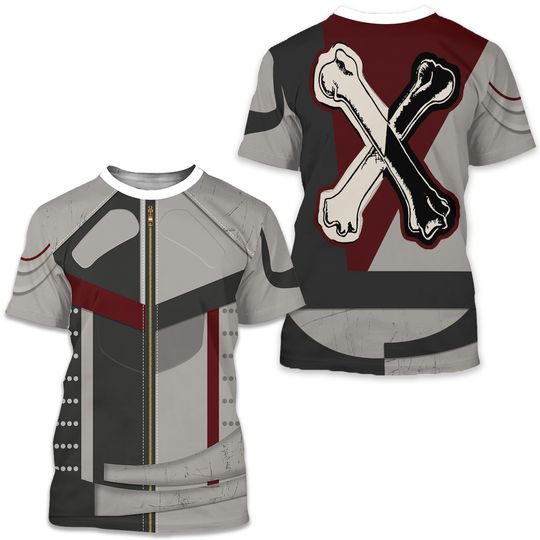 Carlos De Vil Costume T-Shirt, Descendants Character Cosplay Tee, Descendants Carlos Cosplay Costume Shirt, Halloween All Over Print Shirt