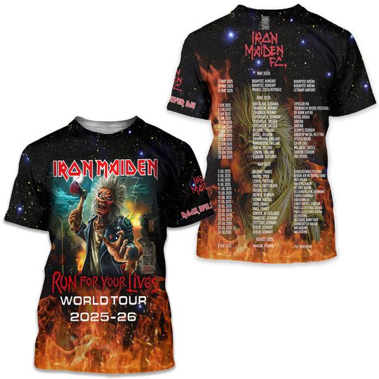 Iron Maiden-tour 2025 Anniversary-Run For Your Lives