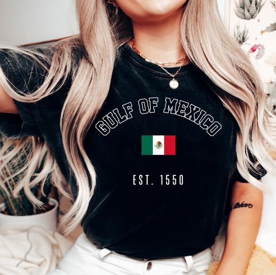 Gulf of Mexico Since 1550 Shirt, Vintage Gulf of Mexico Since 1672 Shirt, Gulf of Mexico Shirt , Anti Gulf of America shirt