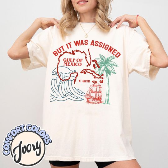 But It Was Assigned Gulf of Mexico at Birth Shirt, Gulf of Mexico Shirt, Anti Gulf of America Shirt, Mexico Beach Shirt