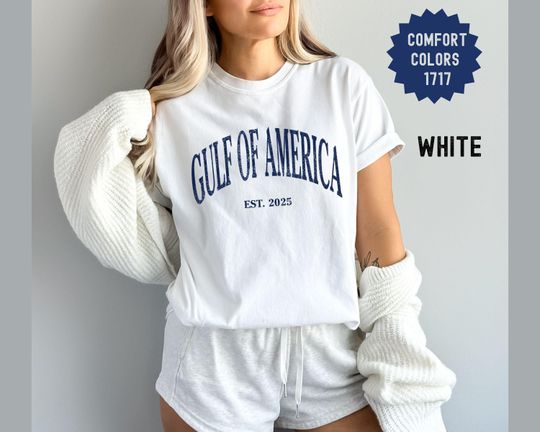 Gulf of America 2025 T-Shirt, President Trump Gulf of America, America Shirt, Gulf Name Change, Patriotic Shirt, Trump Supporter