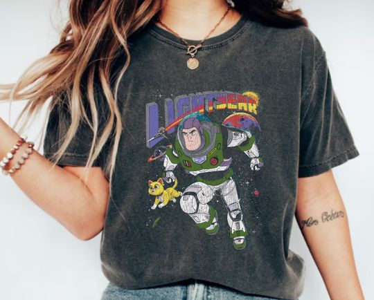 Disney Toy Story Buzz Lightyear Shirt,Toy Story Movie Characters Shirt,Buzz Lightyear Tee, Toy Story Infinity and Beyond Shirt,Birthday Gift