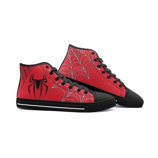 Spider High-tops | Adults Shoes | Spiderman inspired Sneakers