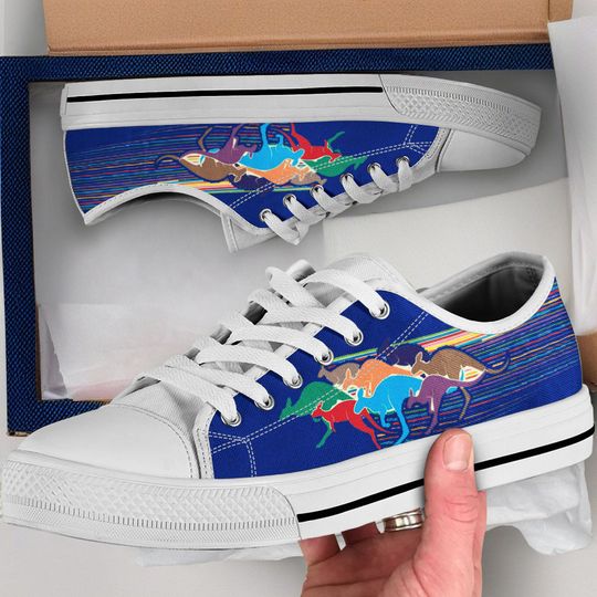 Kangaroo Shoes, Kangaroo Converse Style Shoes, Kangaroo Gift Idea, Women's Men's High Top Sneakers