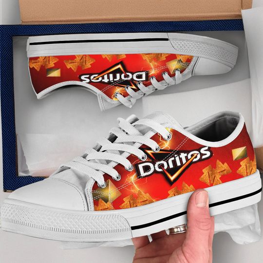 Doritos Shoes, Doritos Converse Style Shoes, Doritos Gift Idea, Women's Men's High Top Sneakers