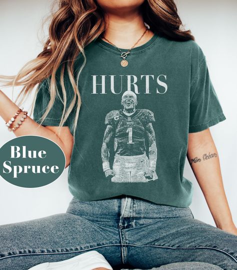 Jalen Hurts Shirt, Vintage style graphic T-shirt, Jalen Hurts Football Gift, Philadelphia Eagles Game-day Tee, Gift For Eagles Fan,