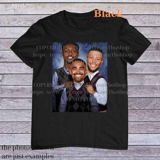 Jalen Hurts Saquon Barkley AJ Brown Step Brothers Philadelphia Football T-Shirt, Step Brothers Football Shirt, Philadelphia Football Shirt