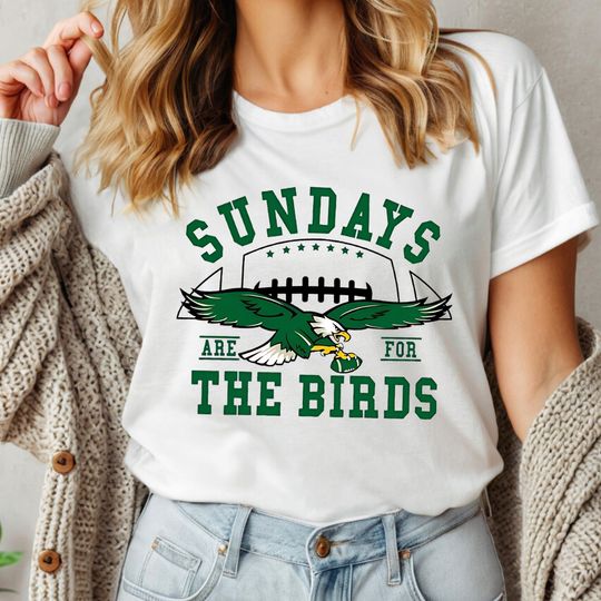 Bird Gang T-Shirt | Distressed Philly Football Tee | Game Day Shirt | Philadelphia Fan Gear | Eagles Fan Apparel | Football Supporter Tee