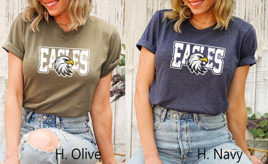 Eagles Shirt, Team Mascot Shirt, Eagles Team Shirt, Eagles Team Spirit Shirt, Eagles Fan Shirt, Eagles School Shirt, Eagle Mom Shirt