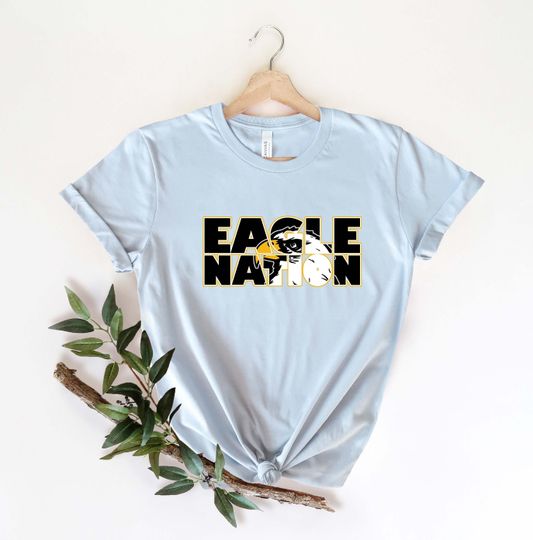 Eagle Nation Shirt, Eagles Team T-shirt, Team Mascot Tee, Eagles Football Shirt, Eagles Fan Gift, Eagles School Shirt, Animal Lover Shirt