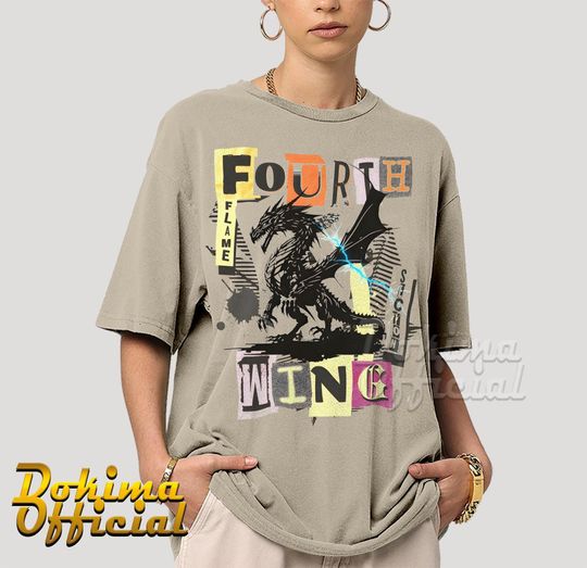 Limited Fourth Wing Onyx Storm Vintage Style T-shirt, Fan Gift, Gift for Her/Him, Unisex Heavy Cotton T-shirt