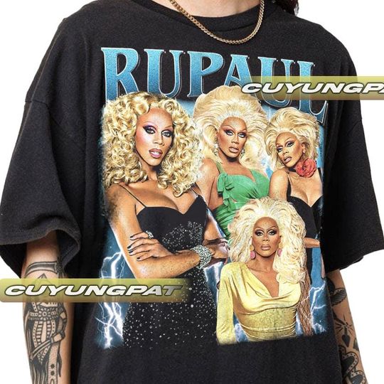 Rupaul Vintage T-Shirt, Gift For Woman and Man Unisex T-Shirt