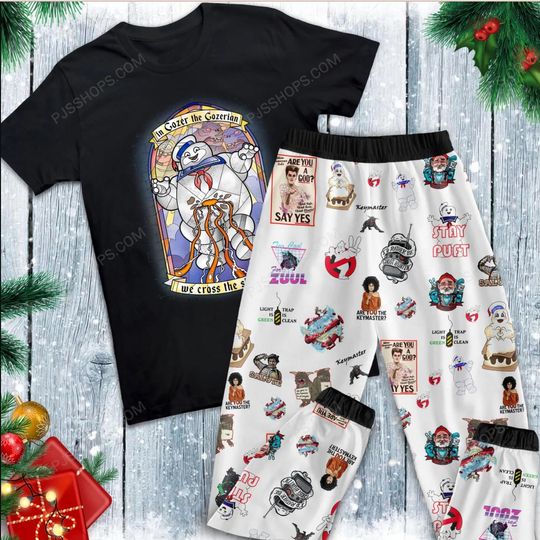 Ghostbusters Halloween Pajamas Set, Ghostbusters Pajamas Set, Ghostbusters Pajamas For Adult And Kids
