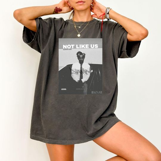 They Not Like Us Kendrick Lamar Music Shirt  Retro Hip Hop Graphic Tee, Vintage Streetwear Merch, Bold Apparel for Rap Super Bowl Concert