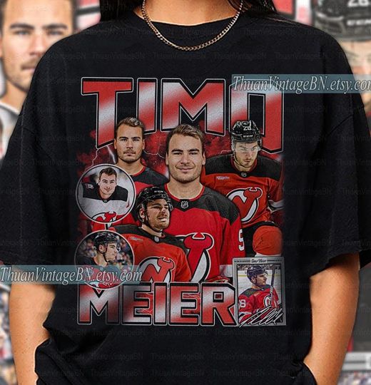 Timo Meier shirt, New Jersey Hockey shirt, Hockey Fan Shirt, Meier t-shirt, Hockey player tshirt