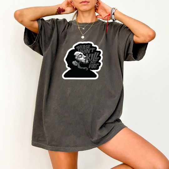 Please Dont Kill My Vibe Shirt  Vintage Kendrick Lamar Tee, Retro Hip Hop Graphic T-Shirt for Music Lovers, Casual Wear and Concert Merch