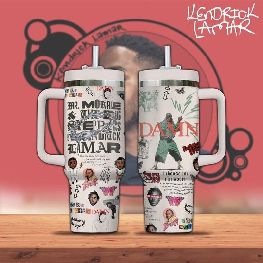 Kendrick Lamar Music Custom Stanley Cup 40 oz 30 oz Tumbler With Handle