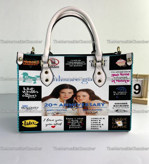 Gilmore Girls Personalized Leather Handbag, Gilmore Girls Woman Handbag, Vintage Shoulder Bag, Crossbody Bag, Top Handle Bag