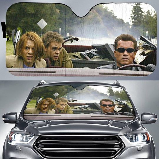 Terminator 3 Movie Car Sun Shade Arnold Schwarzenegger Terminator Car Sun Shade Car Windshield Car Accessories