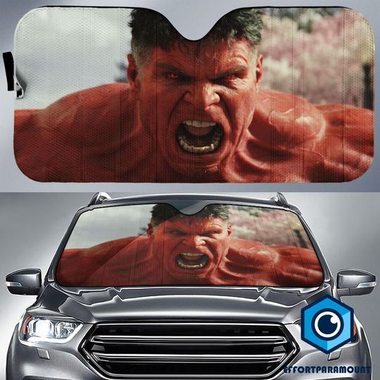 Red Hulk Car Sun Shade, Captain America Brave New World Sunshade, Captain America 5 Brave New WorldWindShield, Car Accessories