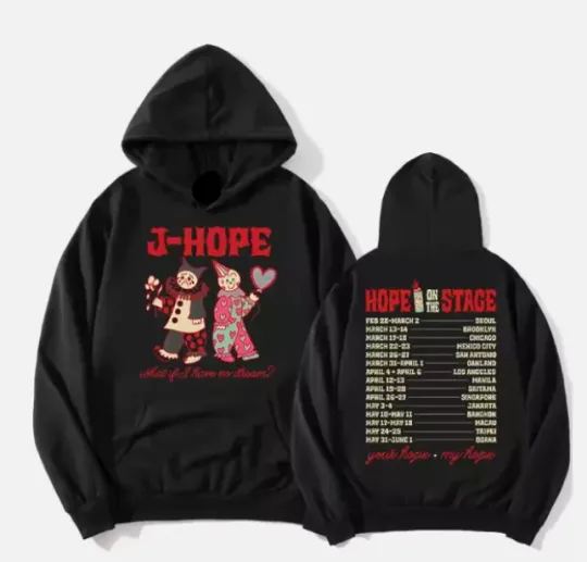 JHOPE Hope on the stage World Tour 2025 Hoodie