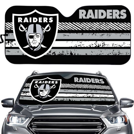 Fanmats Team Promark football Las Vegas Raiders Car Truck Folding Sunshade