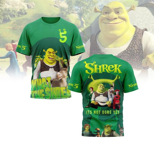 Halloween Shrek 5 Shirt, Fiona And Shrek Tshirt, Funny Shrek Trending Tee, Shrek Face Meme Shirt, Cute Cartoon Shirt, Gifts For Shrek Fans