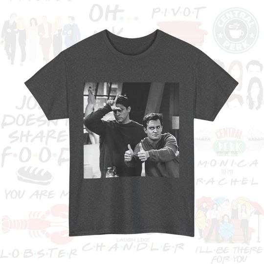 Chandler Bing Shirt, Friends Sitcom Shirt, Matthew Perry Gift Shirt,Joey Tribbiani, Monica Geller, Ross Geller, Rachel Green