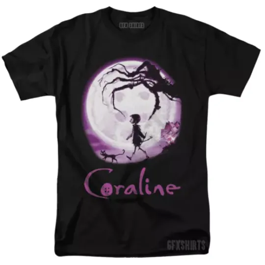Discover Coraline Movie Promo T-Shirt