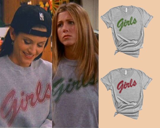 Girls T-Shirt From Friends TV Show, Friends Shirt, Rachel Green Clothing, Friends T-Shirt