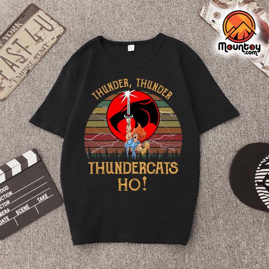 Thunder, Thunder, Thundercats, Ho! - Thundercats Vintage Shirt,  Iconic Quote T-Shirt, Quote T-Shirt