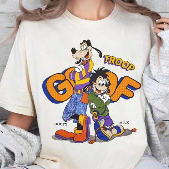 Vintage Goof Troop Shirt, A Goofy Movie T-shirt, Goofy & Max Shirt, 80s Goofy Movie Tee, Father's Day Disney, Disneyland Family Trip 2024