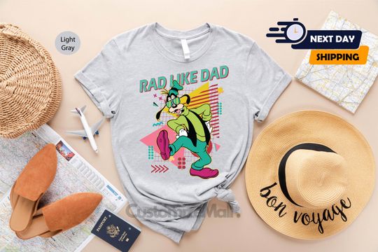 Disney Goofy Rad Dad Shirt, Disnayland Vacation Shirt, Birthday Dad Gift, Gift for Him, Goofy Daddy Shirt, Disney Father's Day Shirt