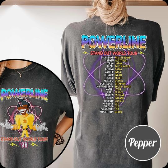 Retro Powerline Goofy Movie Shirt, Vintage Powerline Stand Out Shirt, Goofy Powerline Max Goof, A Goofy Movie Shirt, Birthday Disney Gifts