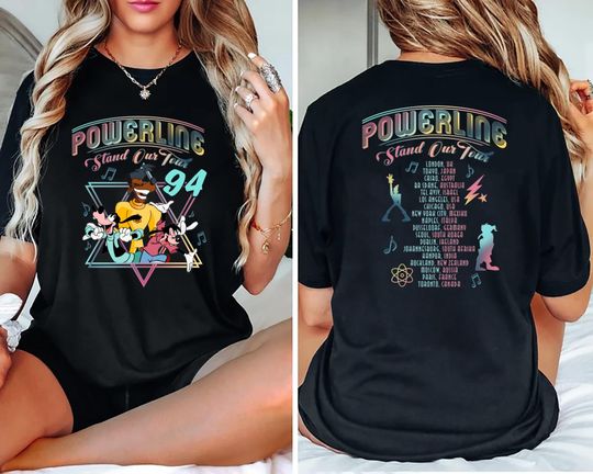 Retro 90s Goofy Movie Comfort Colors Shirt, Max Goofy Roxanne Powerline Shirt, Disney World Tour Shirt, Goofy Movie Shirt, Disney Group