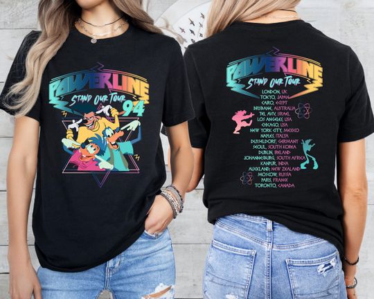 Goofy Movie Shirt, Max Roxanne Powerline T-Shirt, Disney World Tour Shirt, Shirt, Disney Group Shirt, Disneyland Tee, Disneyworld Shirt