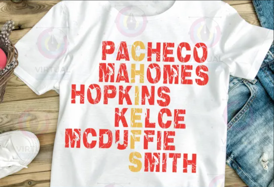 Chiefs Football Mahomes Kelce Chiefs Sublimation KC Football Chiefs Shirt Design KC Chiefs Playoffs Football Shirt Trending