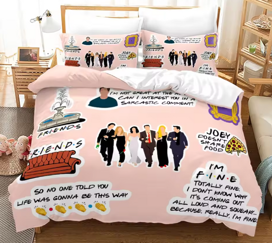 Friends TV Show Bedding Set