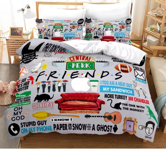 Friends TV Show Bedding Set