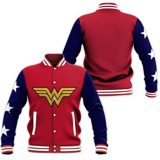 Wonder Woman Baseball Jacket