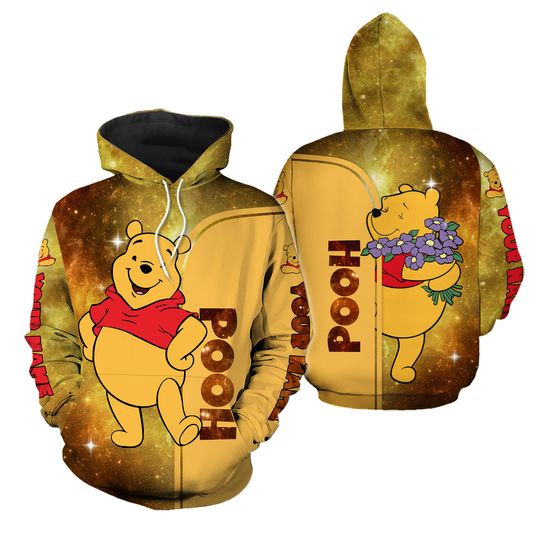 Custom Winnie Pooh Hoodie And Leggings, Disney Movie Cartoon Hoodie, Pooh Bear Shirt, Disneyland Shirt, Disney World Shirt, Disney Trip